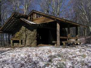 Spence Field shelter - Great Smoky Mountains
