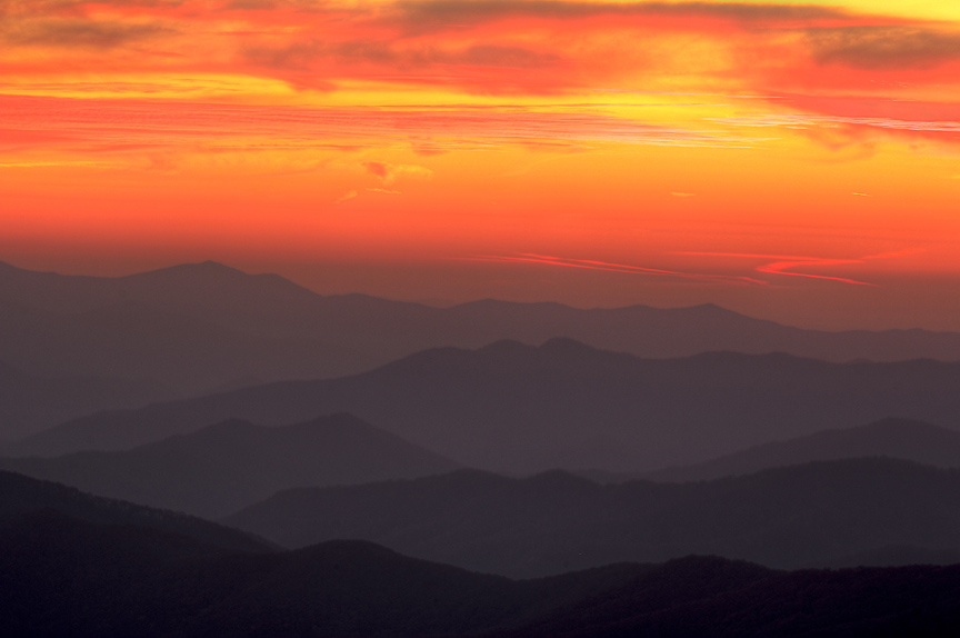 Sunset from Clingmans Dome