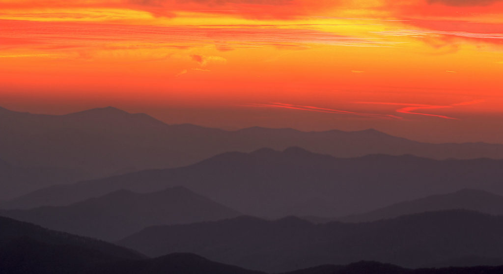 Sunset at Clingmans Dome